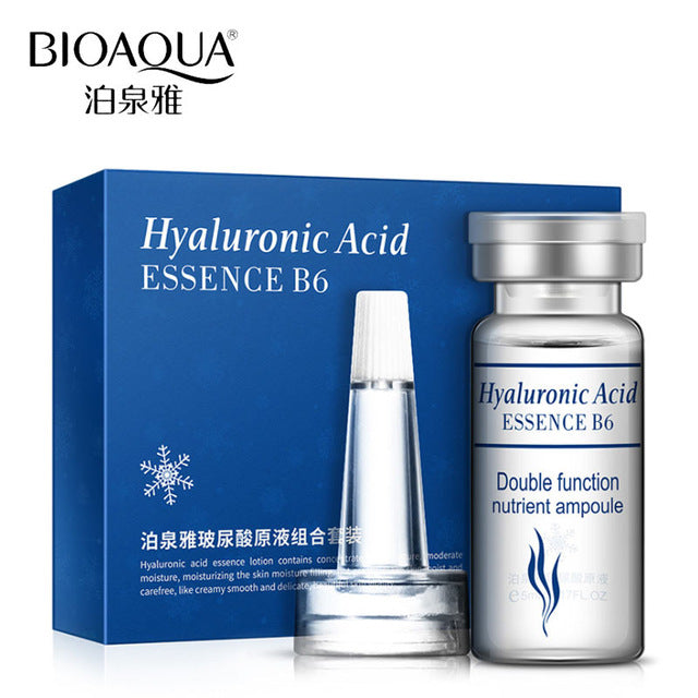 BIOAQUA 10pcs/lot Moisturizing Vitamins Hyaluronic Acid Serum Facial Skin Care Anti Wrinkle Anti Aging Collagen Essence Liquid - EssentialBoutiques 