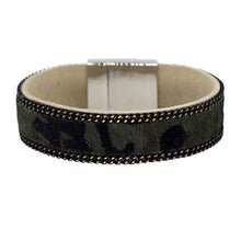 Load image into Gallery viewer, Fashion Leopard Pattern Leather bracelets &amp; bangles with Magnet Clasp Accessories Woman&#39;s bracelets men Jewelry pulseras mujer - EssentialBoutiques 