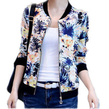 Load image into Gallery viewer, Hot women&#39;s long-sleeve short spring and autumn jacket zipper jackets female coat woman&#39;s clothing outwear - EssentialBoutiques 