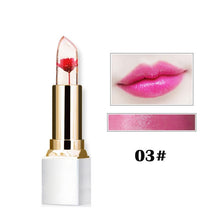 Load image into Gallery viewer, Wholesale Transparent Natural Red Lip Stick Temperature Color Change Long-lasting Moisturizer Flower Jelly Lipsticks Makeup - EssentialBoutiques 