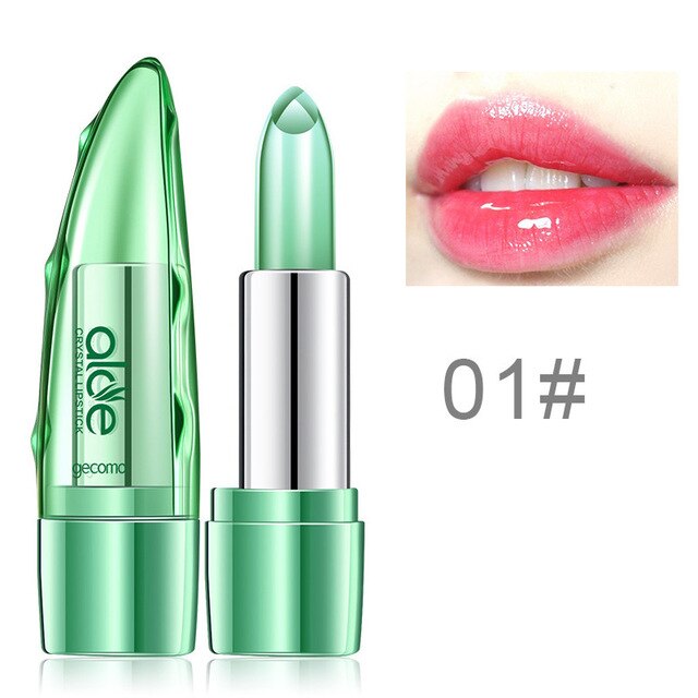 New Lips Makeup Magic Temperature Color Changed Lipstick Batom Natural Moisturize Transparent Pink Aloe Balm Lip Stick Cosmetics - EssentialBoutiques 