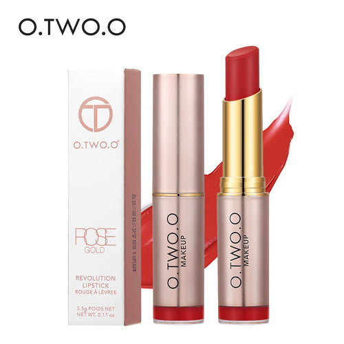 O.TWO.O Brand Best Selling Beauty Makeup Lipstick Popular Red Nude Colors Matte lip stick Long Lasting Lip Matte Lips Cosmetics - EssentialBoutiques 