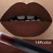 Load image into Gallery viewer, 24 Color Liquid Lipstick Matte Makeup Waterproof Red Lip Long Lasting Gloss Mate Black Lip Stick Matte Liquid Lipsticks - EssentialBoutiques 