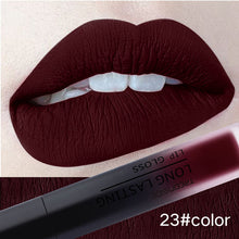 Load image into Gallery viewer, 24 Color Liquid Lipstick Matte Makeup Waterproof Red Lip Long Lasting Gloss Mate Black Lip Stick Matte Liquid Lipsticks - EssentialBoutiques 