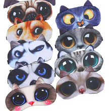 Load image into Gallery viewer, Cute Cat Sleep Mask Eye Mask Eyeshade Cover Shade Natural Sleeping Eye Patch Women Men Soft Portable Blindfold Travel Eyepatch - EssentialBoutiques 