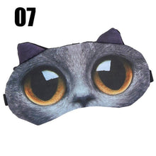 Load image into Gallery viewer, Cute Cat Sleep Mask Eye Mask Eyeshade Cover Shade Natural Sleeping Eye Patch Women Men Soft Portable Blindfold Travel Eyepatch - EssentialBoutiques 