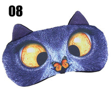 Load image into Gallery viewer, Cute Cat Sleep Mask Eye Mask Eyeshade Cover Shade Natural Sleeping Eye Patch Women Men Soft Portable Blindfold Travel Eyepatch - EssentialBoutiques 