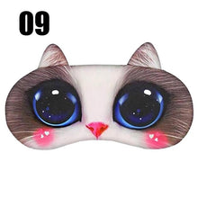 Load image into Gallery viewer, Cute Cat Sleep Mask Eye Mask Eyeshade Cover Shade Natural Sleeping Eye Patch Women Men Soft Portable Blindfold Travel Eyepatch - EssentialBoutiques 