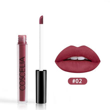 Load image into Gallery viewer, COSCELIA 15 Colors Waterproof Matte Lipstick Red Lip Long Lasting Lipstick Matte For Makeup Red Lip Matte Long Lasting Gift - EssentialBoutiques 