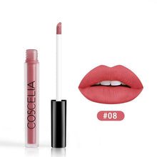 Load image into Gallery viewer, COSCELIA 15 Colors Waterproof Matte Lipstick Red Lip Long Lasting Lipstick Matte For Makeup Red Lip Matte Long Lasting Gift - EssentialBoutiques 