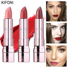 Load image into Gallery viewer, New Arrival KIFONI brand makeup beauty matte lipstick long lasting tint lips cosmetics lip stick maquiagem make up red batom - EssentialBoutiques 