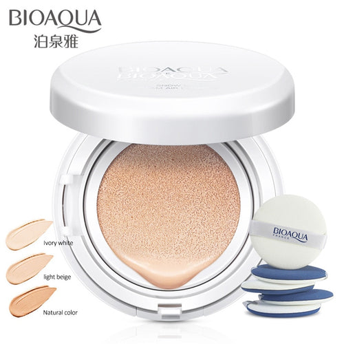BIOAQUA Sunscreen Air Cushion BB CC Cream Concealer Moisturizing Foundation Whitening Makeup Bare For Face Beauty Makeup - EssentialBoutiques 