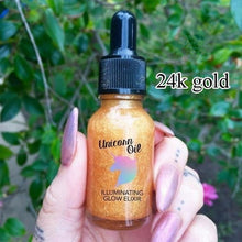 Load image into Gallery viewer, Face Makeup Primer Unicorn Oil Make Up Base Brighten Oil-control Whitening 24K Rose Glod Elixir Facial Illuminating Liquid - EssentialBoutiques 
