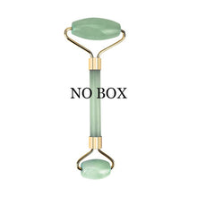Load image into Gallery viewer, Rose Quartz Roller Slimming Face Massager Lifting Tool Natural Jade Facial Massage Roller Stone Skin Massage Beauty Care Set Box - EssentialBoutiques 