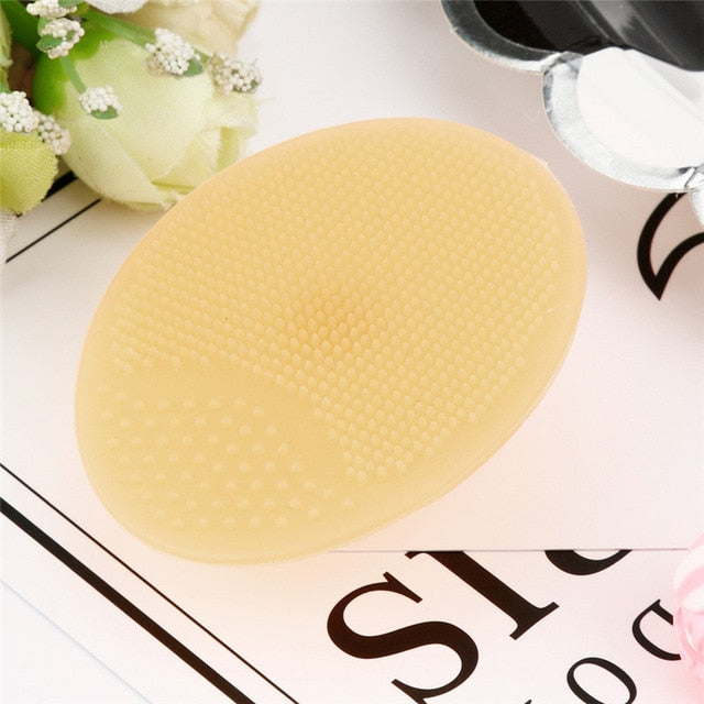1 Pc Silicone Wash Pad Blackhead Face Exfoliating Cleansing Brushes Facial Skin Care Cleansing Brush Beauty Makeup Tool 9.6 - EssentialBoutiques 