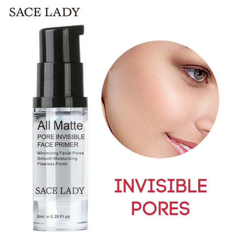 SACE LADY Face Base Primer Makeup Liquid Matte Make Up Fine Lines Oil-control Facial Cream Brighten Foundation Primer Cosmetic - EssentialBoutiques 