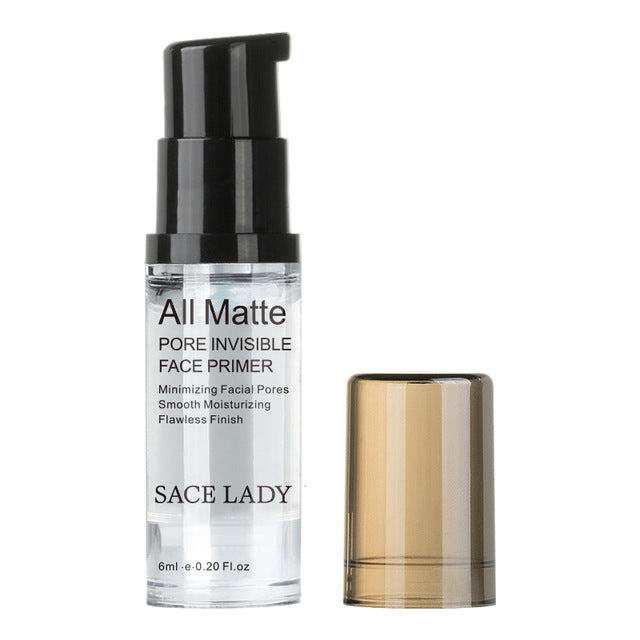 SACE LADY Face Base Primer Makeup Liquid Matte Make Up Fine Lines Oil-control Facial Cream Brighten Foundation Primer Cosmetic - EssentialBoutiques 
