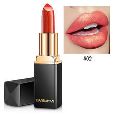 Load image into Gallery viewer, Brand Professional Lips Makeup Waterproof Shimmer Long Lasting Pigment Nude Pink Mermaid Shimmer Lipstick Luxury Makeup Cosmetic - EssentialBoutiques 