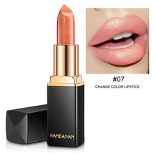 Load image into Gallery viewer, Brand Professional Lips Makeup Waterproof Shimmer Long Lasting Pigment Nude Pink Mermaid Shimmer Lipstick Luxury Makeup Cosmetic - EssentialBoutiques 