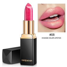 Load image into Gallery viewer, Brand Professional Lips Makeup Waterproof Shimmer Long Lasting Pigment Nude Pink Mermaid Shimmer Lipstick Luxury Makeup Cosmetic - EssentialBoutiques 