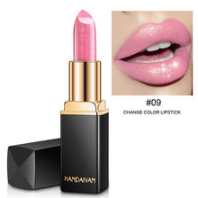 Load image into Gallery viewer, Brand Professional Lips Makeup Waterproof Shimmer Long Lasting Pigment Nude Pink Mermaid Shimmer Lipstick Luxury Makeup Cosmetic - EssentialBoutiques 