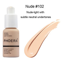 Load image into Gallery viewer, PHOERA Mineral Makeup Primer Whitening Concealer Moisturizer Face Primer Natural Liquid Foundation Base Makeup maquiagem TSLM2 - EssentialBoutiques 