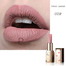 Load image into Gallery viewer, Pudaier 26Colors Matte Lipstick Waterproof Makeup Batom Nude Velvet Long Lasting Lapiz Labial Mate Lip stick Rouge a Levres Mat - EssentialBoutiques 