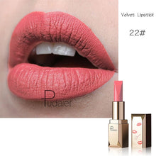 Load image into Gallery viewer, Pudaier 26Colors Matte Lipstick Waterproof Makeup Batom Nude Velvet Long Lasting Lapiz Labial Mate Lip stick Rouge a Levres Mat - EssentialBoutiques 