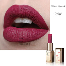 Load image into Gallery viewer, Pudaier 26Colors Matte Lipstick Waterproof Makeup Batom Nude Velvet Long Lasting Lapiz Labial Mate Lip stick Rouge a Levres Mat - EssentialBoutiques 