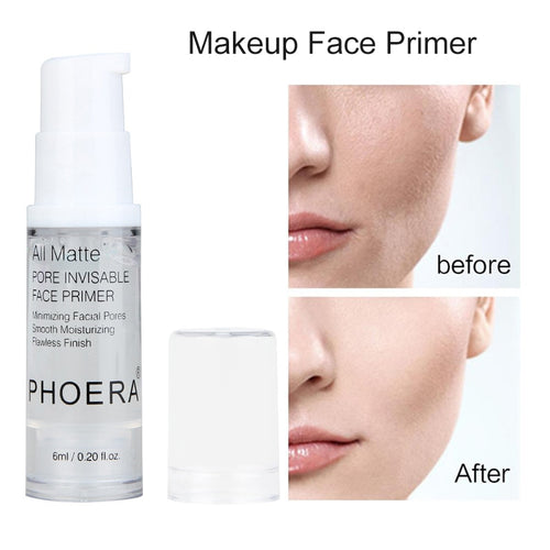 PHOERA Long-lasting Transparent Cream Pore Perfect Primer Oil Control Moisturizing Isolated Lotion Makeup Foundation  TSLM1 - EssentialBoutiques 