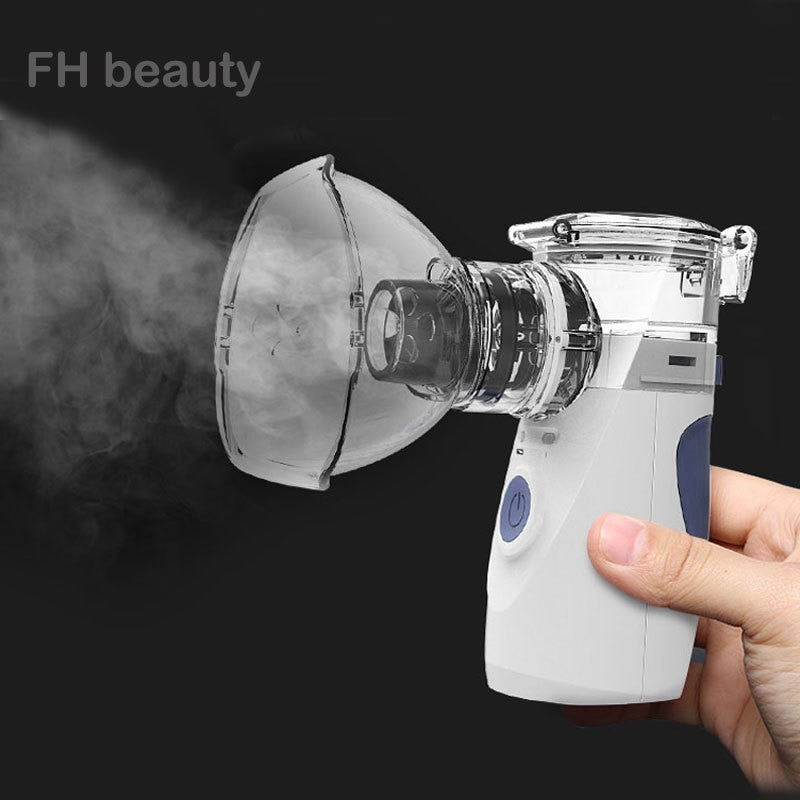 Health Care Mini Handheld portable Inhale Nebulizer silent Ultrasonic inalador nebulizador Children Adult Rechargeable Automizer - EssentialBoutiques 
