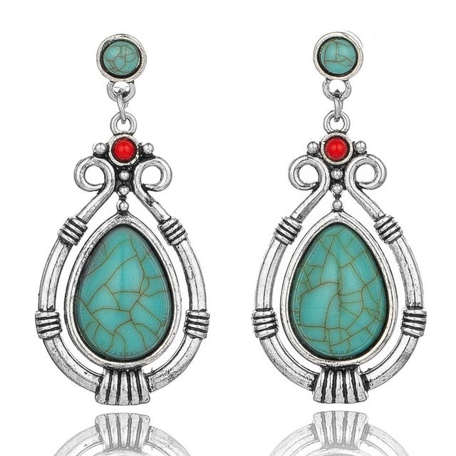 EXYNLON earrings 2019 new Woman's jewelry Fashion simple classical folk-custom individuation Retro accessories Nepalese style - EssentialBoutiques 