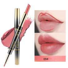 Load image into Gallery viewer, 24 Hours Long Lasting 2in1 Lipstick Fashionable Useful Waterproof Double-side Matte Lip Liner Double-end Makeup Lipstick Pencils - EssentialBoutiques 