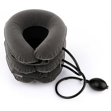 Load image into Gallery viewer, US Stock3 Layer Inflatable Air Cervical Neck Traction Device Soft Neck Collar for Pain Relief Neck Stretcher Pain Releave - EssentialBoutiques 