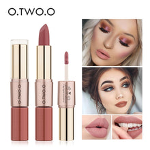 Load image into Gallery viewer, O.TWO.O 12 Colors Lips Makeup Lipstick  Lip Gloss Long Lasting Moisture Cosmetic Lipstick Red Lip Matte Lipstick Waterproof - EssentialBoutiques 