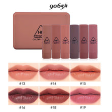 Load image into Gallery viewer, HengFang brand Hot sale 6pcs/set nude matte lipstick waterproof long lasting batom lip kit makeup set Pigment Velvet - EssentialBoutiques 