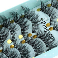 Load image into Gallery viewer, 10 Pairs 3D Soft Faux Mink Hair False Eyelashes Natural Messy Eyelash Crisscross Wispy Fluffy Lashes Extension Eye Makeup Tools - EssentialBoutiques 