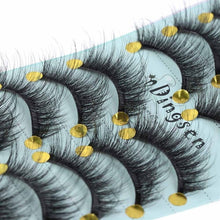 Load image into Gallery viewer, 10 Pairs 3D Soft Faux Mink Hair False Eyelashes Natural Messy Eyelash Crisscross Wispy Fluffy Lashes Extension Eye Makeup Tools - EssentialBoutiques 
