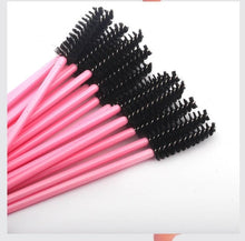 Load image into Gallery viewer, 50PCS Eyelash Brushes Eyelash Extension Brushes Disposable Eye Lash Cleaning Mascara Wands Applicator Cosmetic Makeup Tools - EssentialBoutiques 