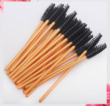 Load image into Gallery viewer, 50PCS Eyelash Brushes Eyelash Extension Brushes Disposable Eye Lash Cleaning Mascara Wands Applicator Cosmetic Makeup Tools - EssentialBoutiques 