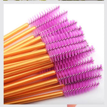 Load image into Gallery viewer, 50PCS Eyelash Brushes Eyelash Extension Brushes Disposable Eye Lash Cleaning Mascara Wands Applicator Cosmetic Makeup Tools - EssentialBoutiques 