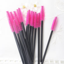 Load image into Gallery viewer, 50PCS Eyelash Brushes Eyelash Extension Brushes Disposable Eye Lash Cleaning Mascara Wands Applicator Cosmetic Makeup Tools - EssentialBoutiques 