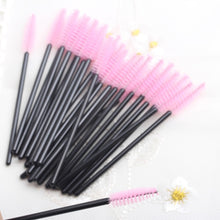 Load image into Gallery viewer, 50PCS Eyelash Brushes Eyelash Extension Brushes Disposable Eye Lash Cleaning Mascara Wands Applicator Cosmetic Makeup Tools - EssentialBoutiques 