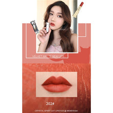 Load image into Gallery viewer, Cute Cat Shaped Matte Lipstick Long Lasting Lipsticks Nude Makeup Lip Cosmetics Velvet Red Waterproof Lipstick Korean Cosmetics - EssentialBoutiques 
