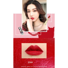 Load image into Gallery viewer, Cute Cat Shaped Matte Lipstick Long Lasting Lipsticks Nude Makeup Lip Cosmetics Velvet Red Waterproof Lipstick Korean Cosmetics - EssentialBoutiques 