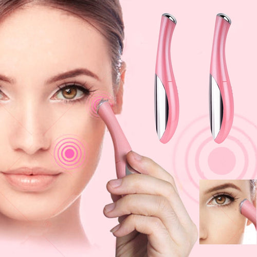 Beauty Mini Eye Massage Device Pen Type Electric Eye Massager Facials Vibration Thin Face Magic Stick Anti Bag Pouch & Wrinkle - EssentialBoutiques 