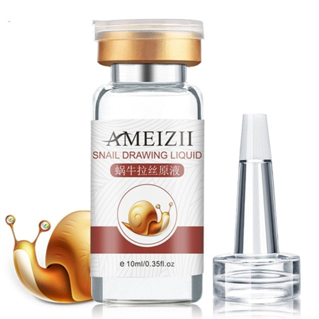 AMEIZII Snail Essence Hyaluronic Acid Serum Moisturizing Whitening Lifting Firming Essence Anti-Aging Face Skin Care Repair 1Pcs - EssentialBoutiques 