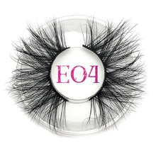 Load image into Gallery viewer, Mikiwi 25mm False Eyelashes Wholesale Thick Strip 25mm 3D Mink Lashes Custom Packaging Label Makeup Dramatic Long Mink Lashes - EssentialBoutiques 
