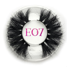 Load image into Gallery viewer, Mikiwi 25mm False Eyelashes Wholesale Thick Strip 25mm 3D Mink Lashes Custom Packaging Label Makeup Dramatic Long Mink Lashes - EssentialBoutiques 
