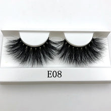 Load image into Gallery viewer, Mikiwi 25mm False Eyelashes Wholesale Thick Strip 25mm 3D Mink Lashes Custom Packaging Label Makeup Dramatic Long Mink Lashes - EssentialBoutiques 